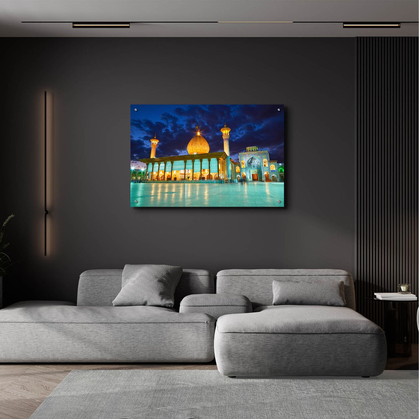 Epic Art 'Shah Cheragh Mosque Iran' by Epic Portfolio, Acrylic Glass Wall Art,36x24