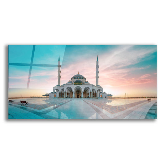 Epic Art 'Sharjah Mosque in Dubai' by Epic Portfolio, Acrylic Glass Wall Art