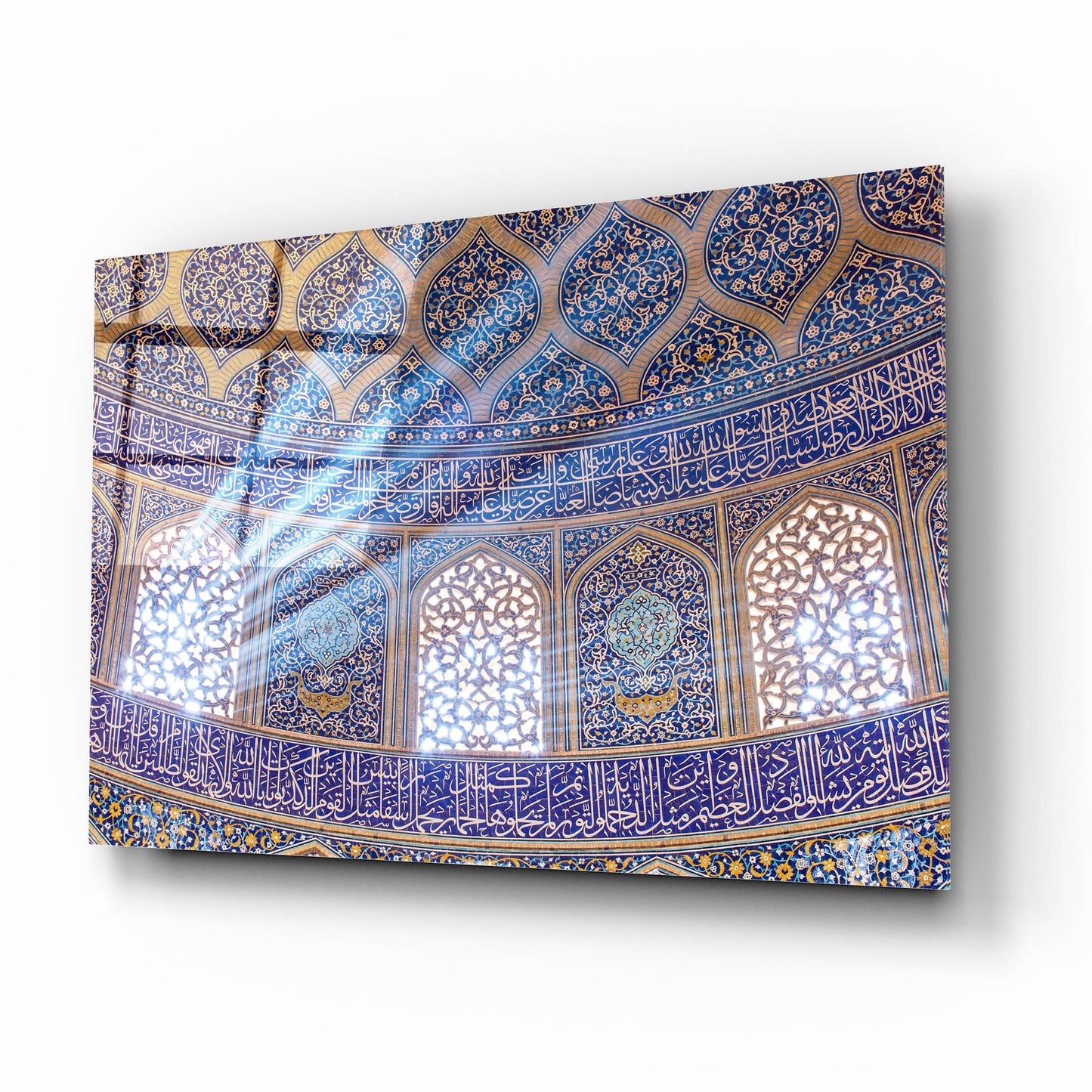 Epic Art 'Sheikh Lotfollah Mosque at Isfahan Iran' by Epic Portfolio, Acrylic Glass Wall Art,16x12