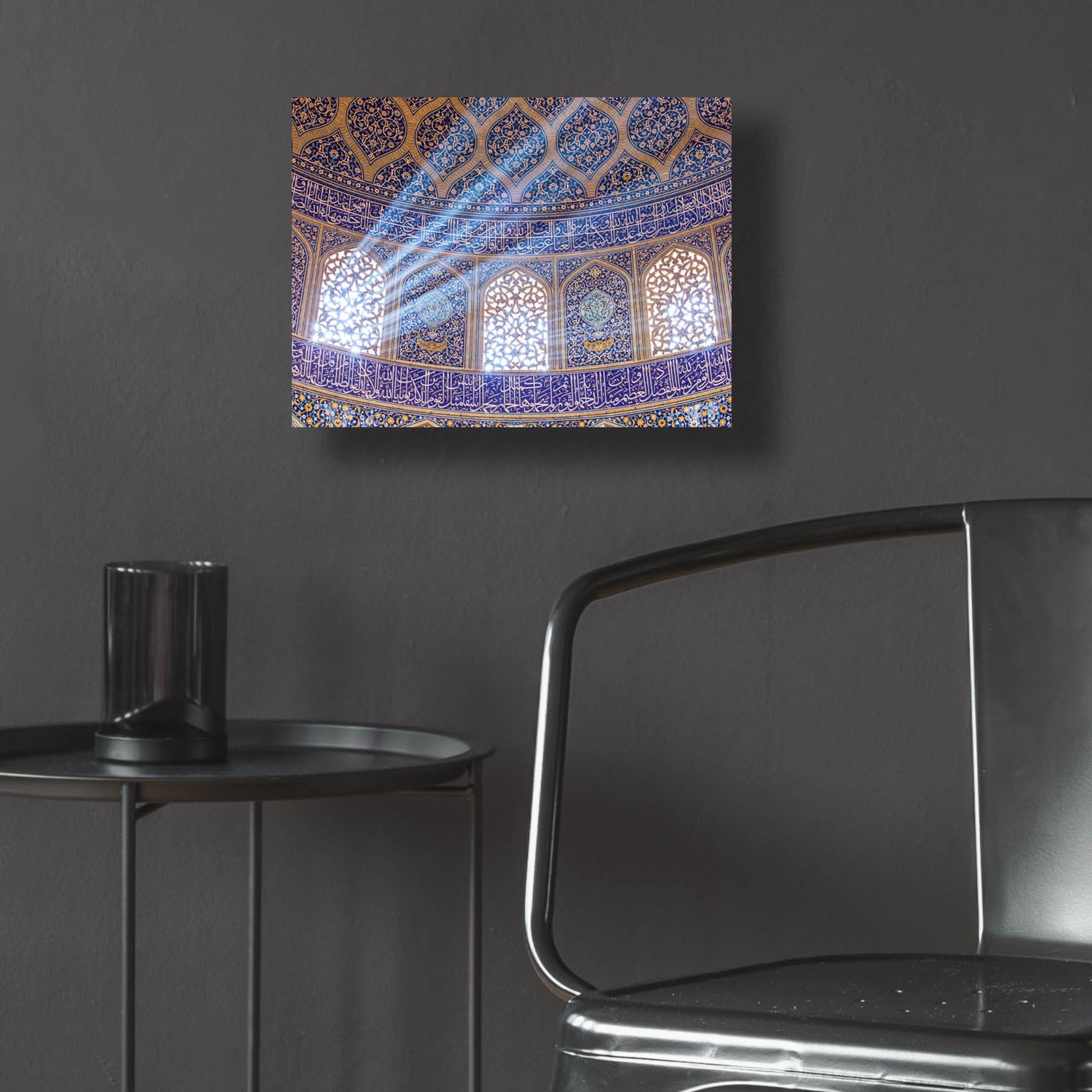 Epic Art 'Sheikh Lotfollah Mosque at Isfahan Iran' by Epic Portfolio, Acrylic Glass Wall Art,16x12