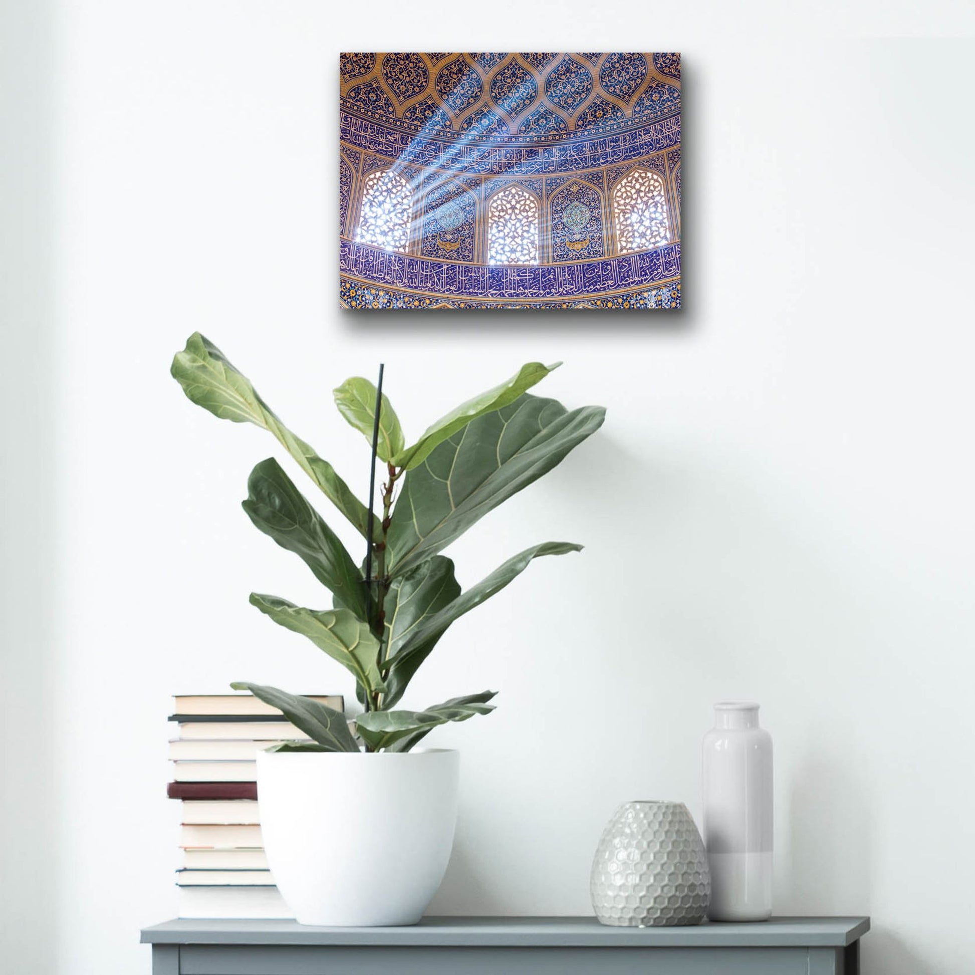 Epic Art 'Sheikh Lotfollah Mosque at Isfahan Iran' by Epic Portfolio, Acrylic Glass Wall Art,16x12