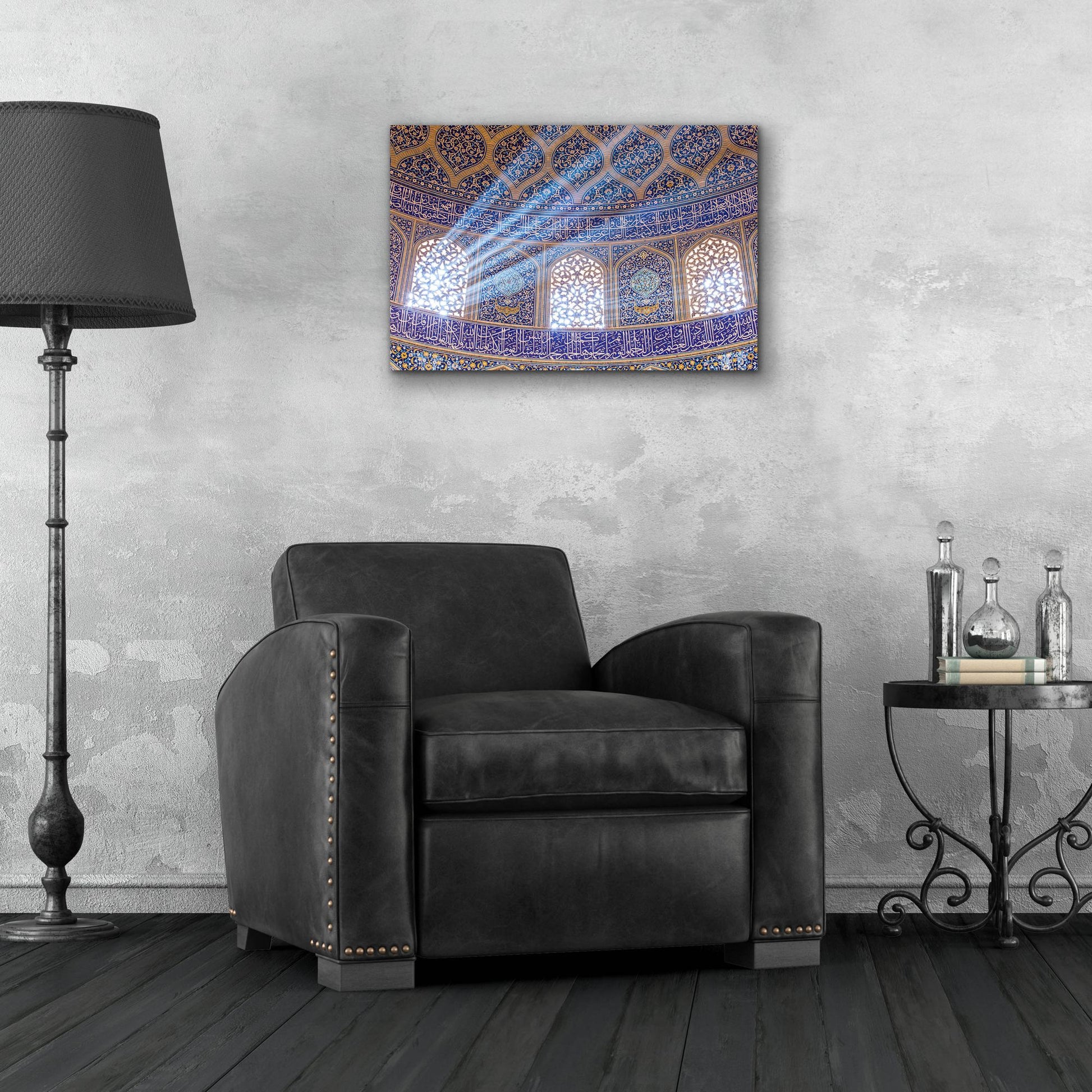 Epic Art 'Sheikh Lotfollah Mosque at Isfahan Iran' by Epic Portfolio, Acrylic Glass Wall Art,24x16