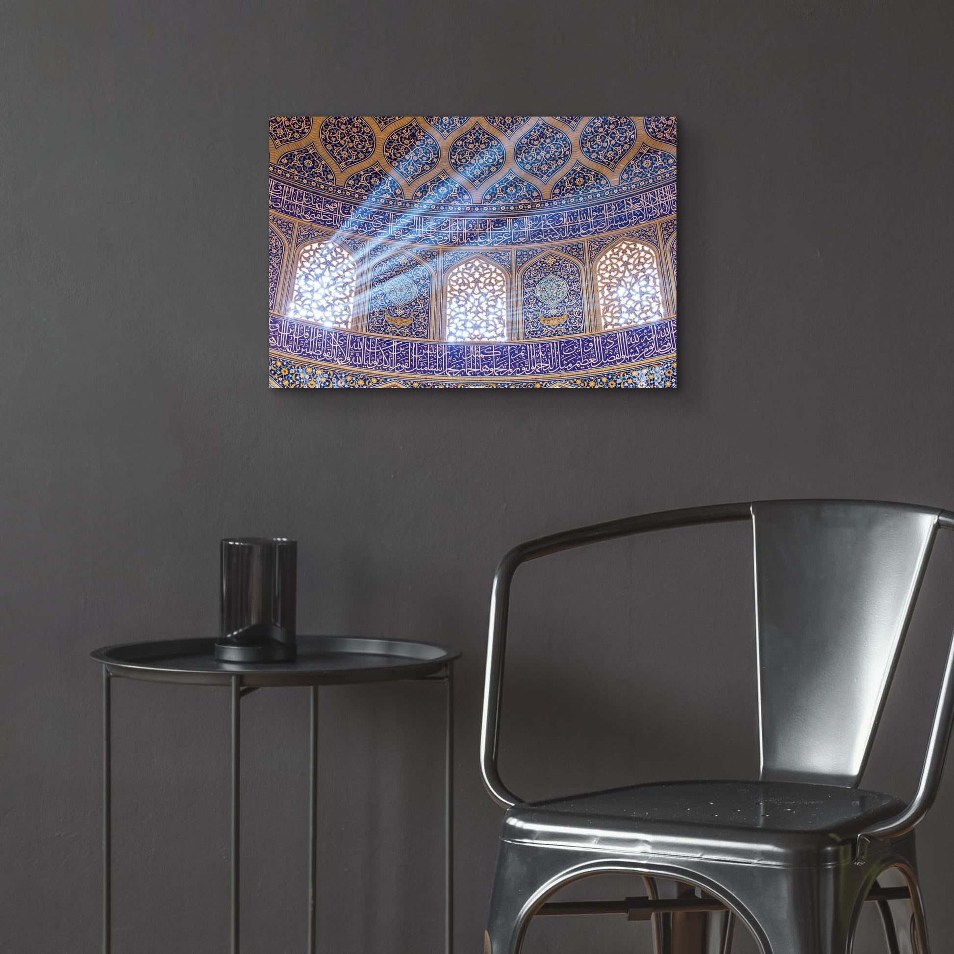 Epic Art 'Sheikh Lotfollah Mosque at Isfahan Iran' by Epic Portfolio, Acrylic Glass Wall Art,24x16