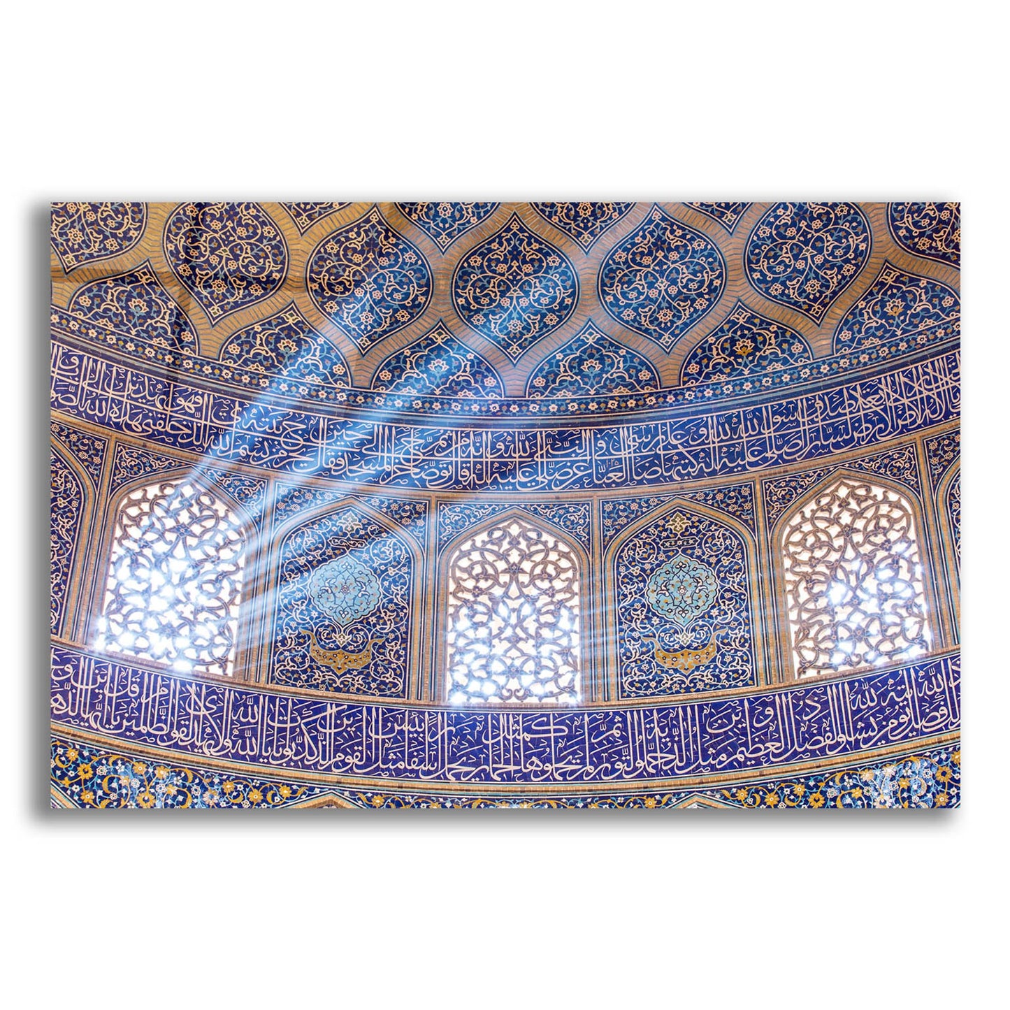 Epic Art 'Sheikh Lotfollah Mosque at Isfahan Iran' by Epic Portfolio, Acrylic Glass Wall Art,24x16