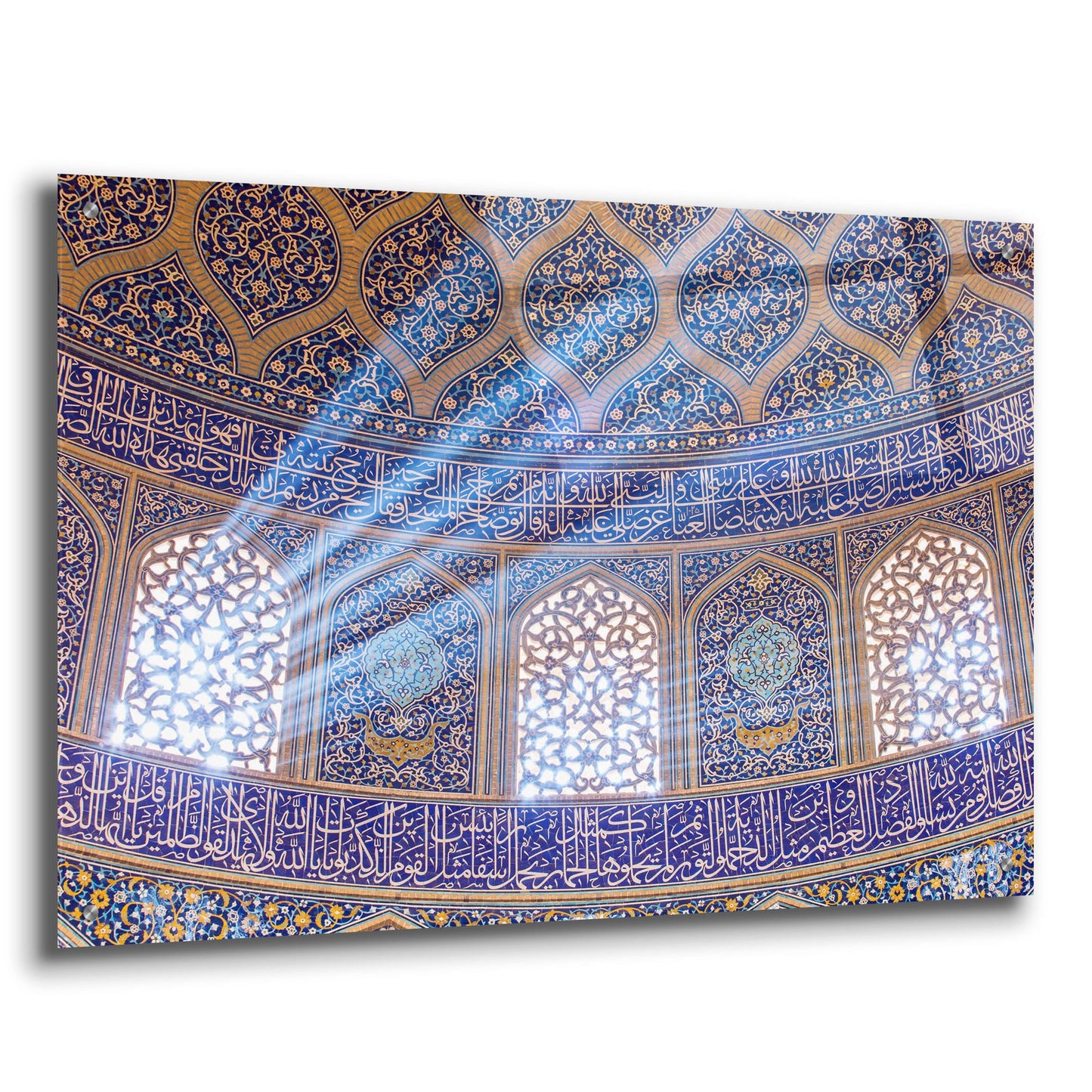 Epic Art 'Sheikh Lotfollah Mosque at Isfahan Iran' by Epic Portfolio, Acrylic Glass Wall Art,36x24