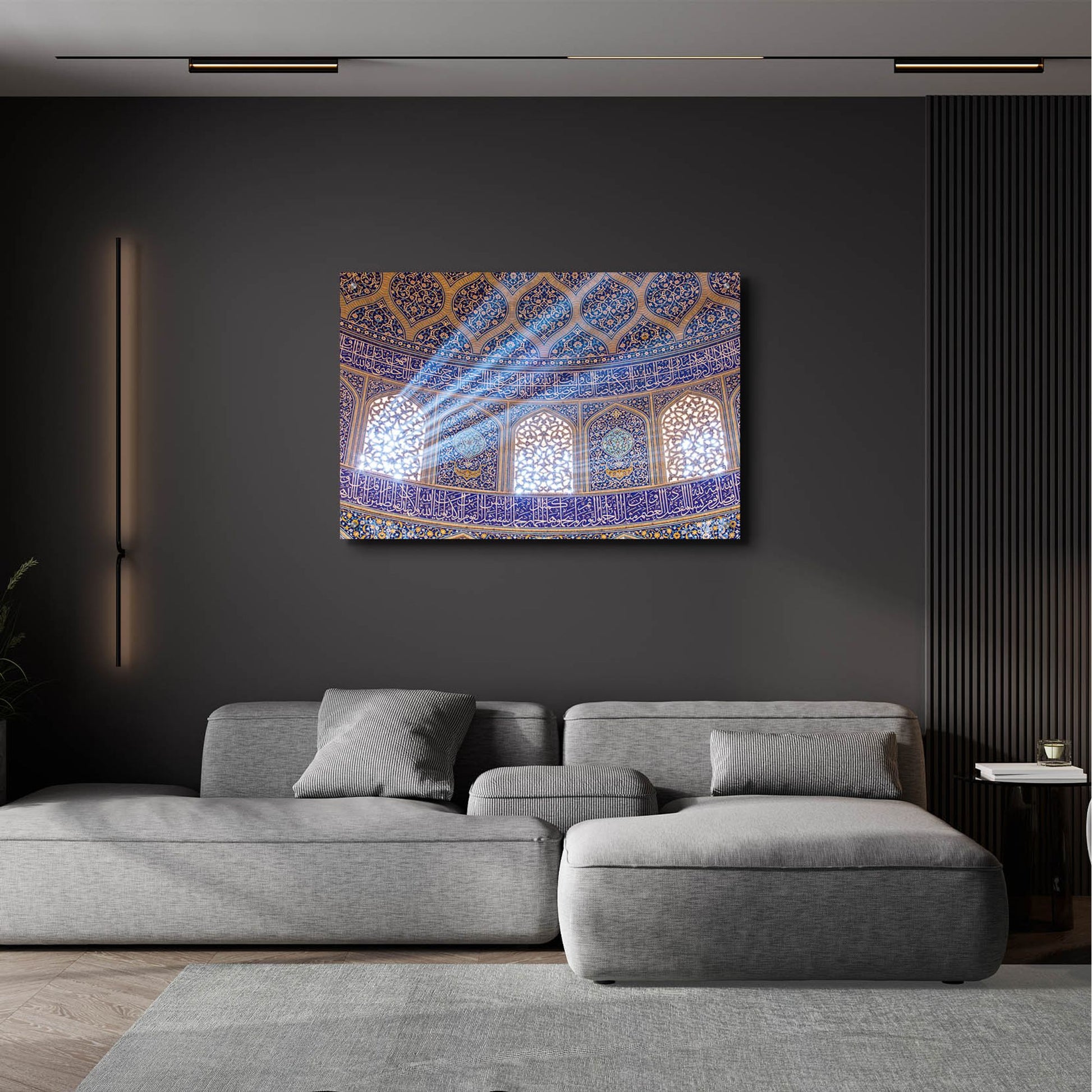 Epic Art 'Sheikh Lotfollah Mosque at Isfahan Iran' by Epic Portfolio, Acrylic Glass Wall Art,36x24