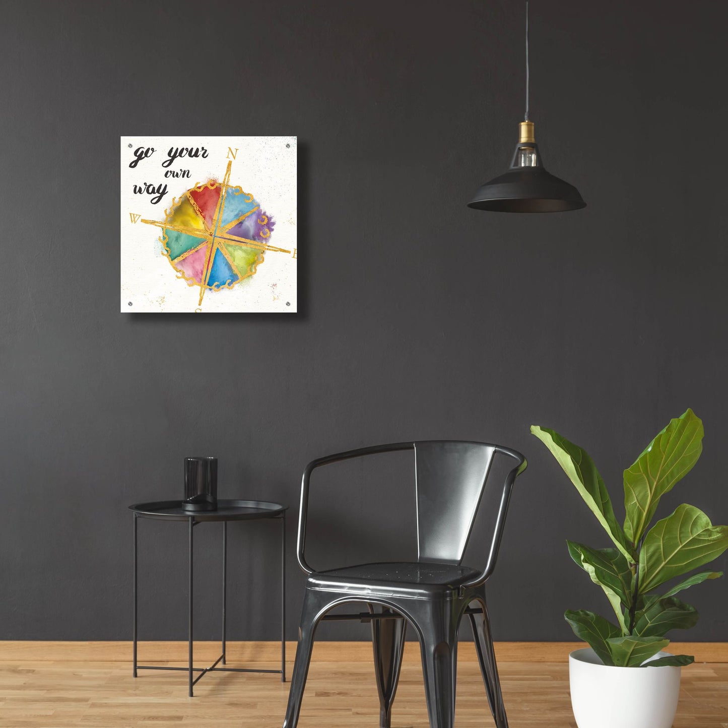 Epic Art 'Colorful World II' by Jess Aiken, Acrylic Glass Wall Art,24x24