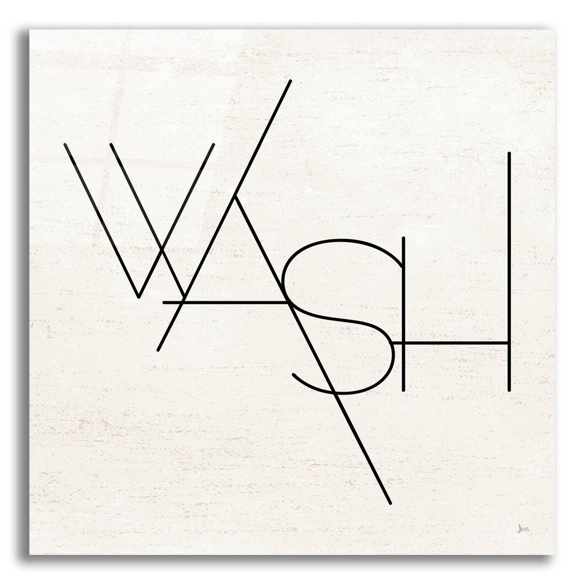 Epic Art 'Wash Dry Fold I' by Jess Aiken, Acrylic Glass Wall Art