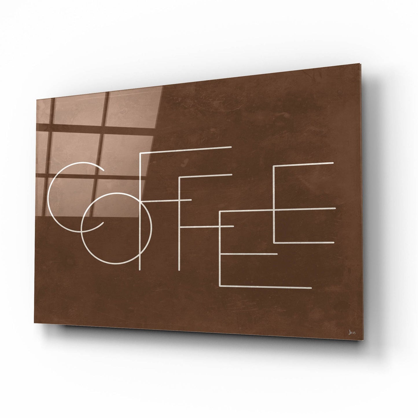 Epic Art 'Coffee I' by Jess Aiken, Acrylic Glass Wall Art,16x12