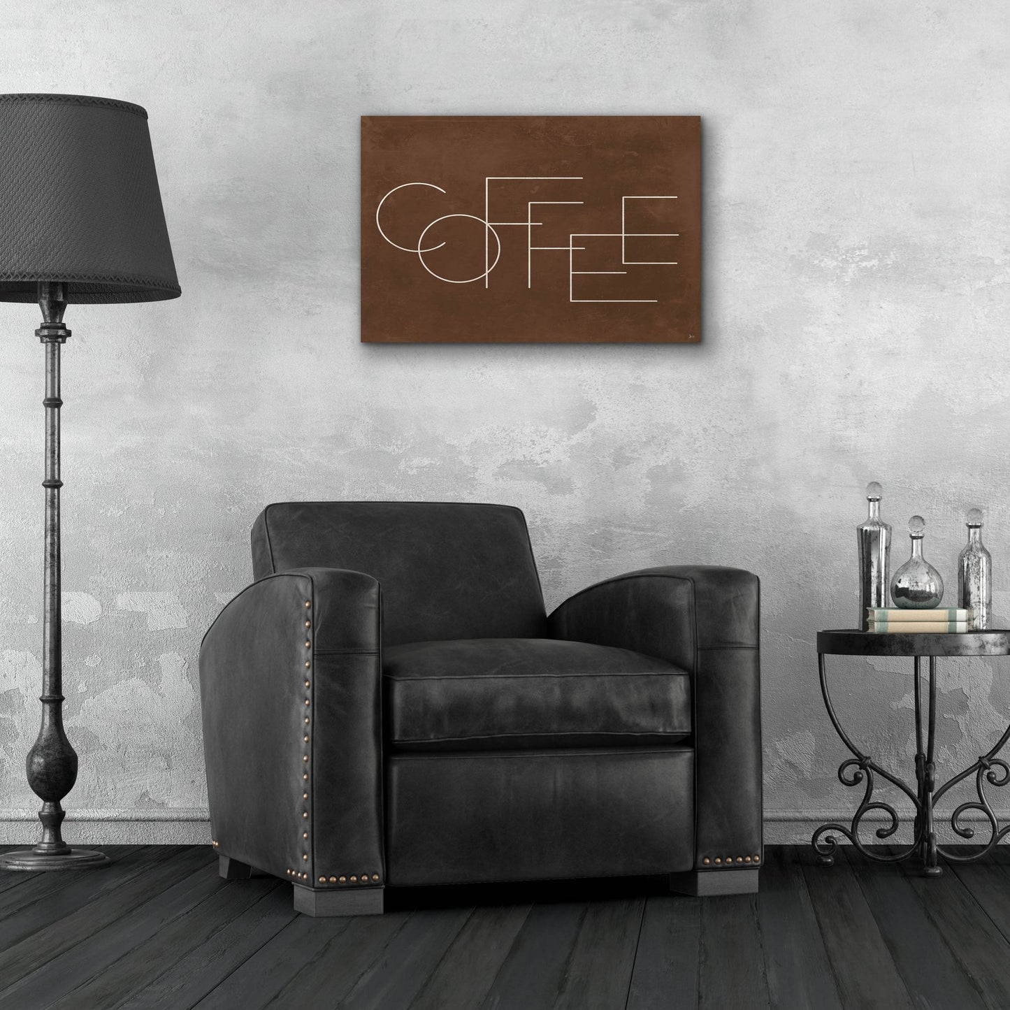 Epic Art 'Coffee I' by Jess Aiken, Acrylic Glass Wall Art,24x16