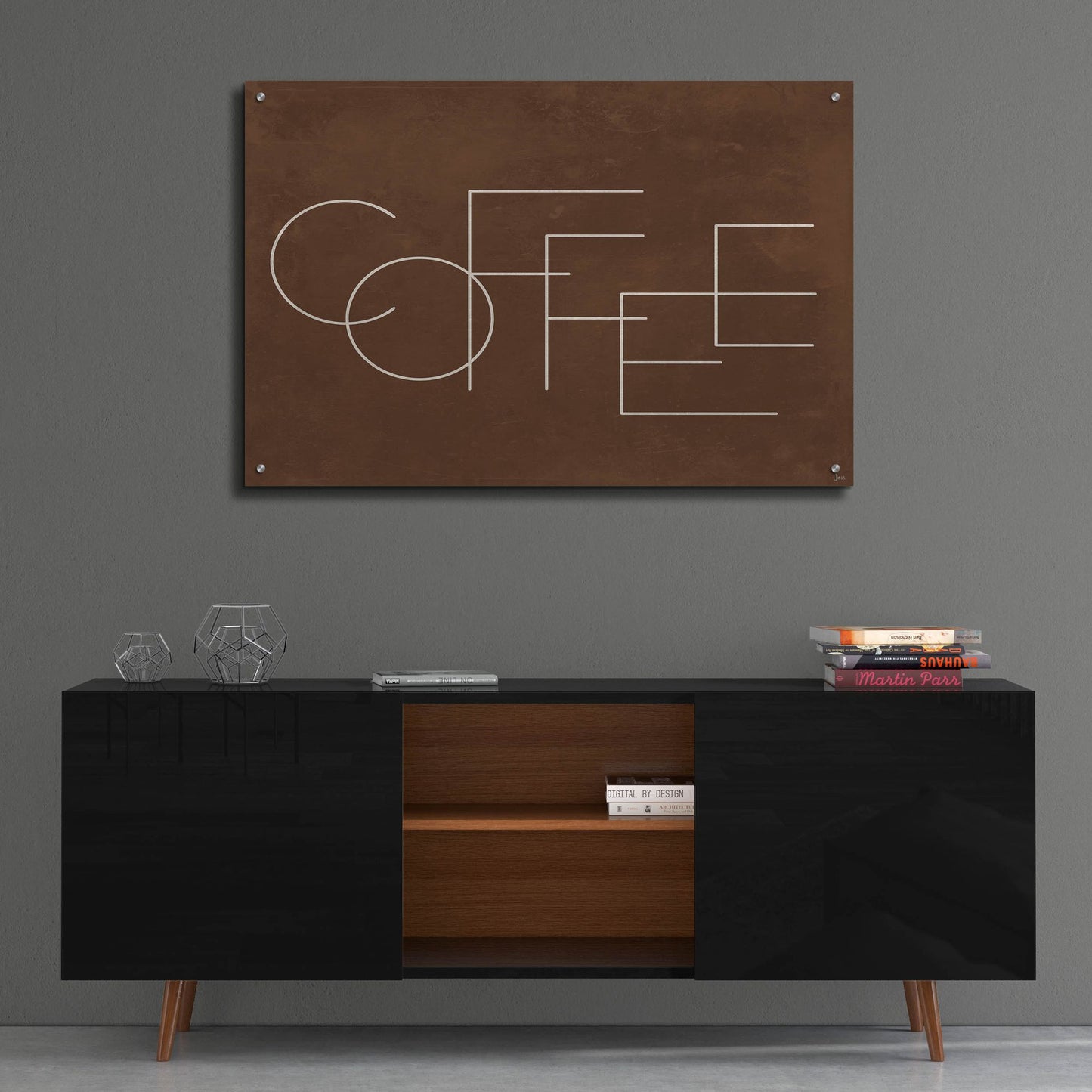 Epic Art 'Coffee I' by Jess Aiken, Acrylic Glass Wall Art,36x24