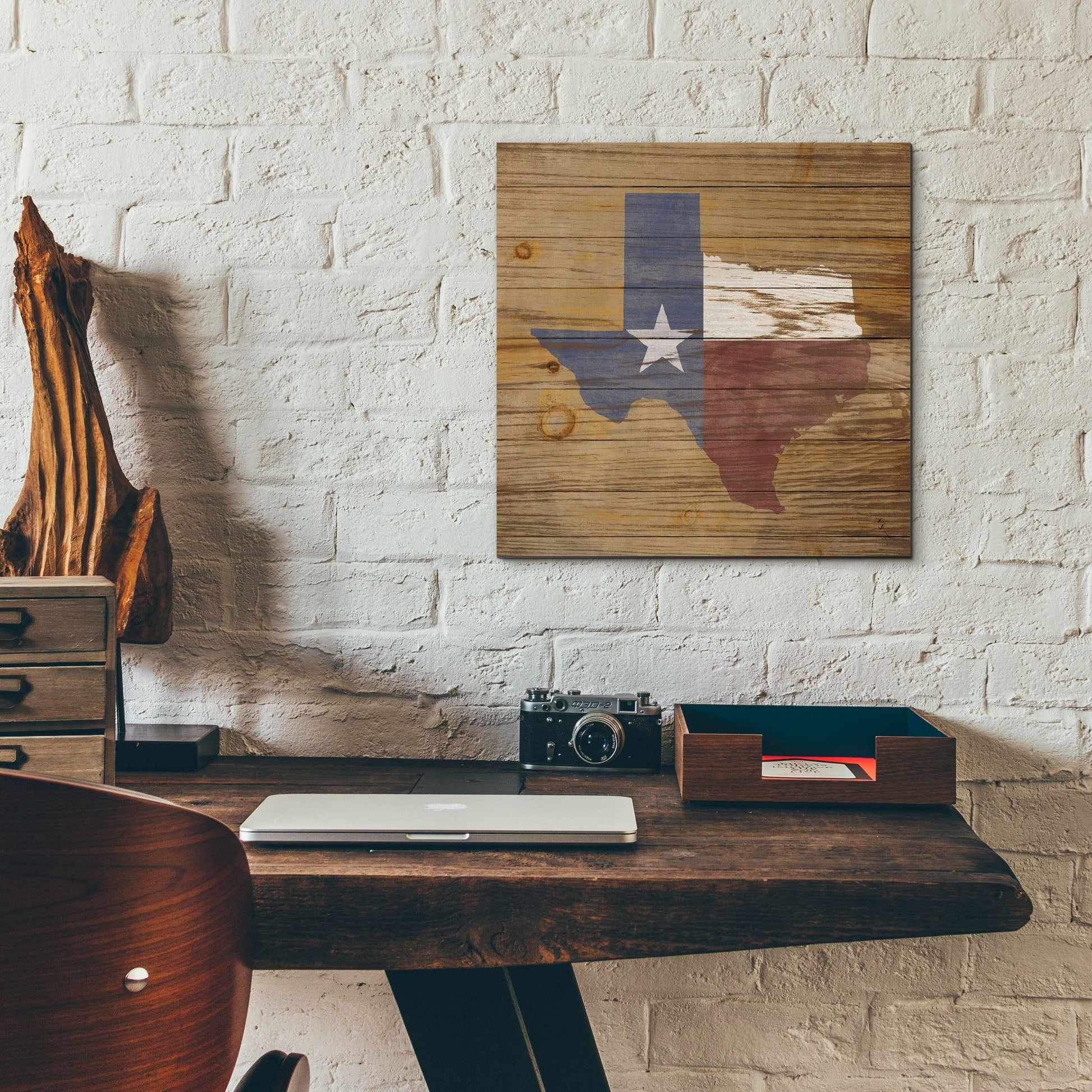 Epic Art 'Lone Star' by Sarah Adams, Acrylic Glass Wall Art,12x12