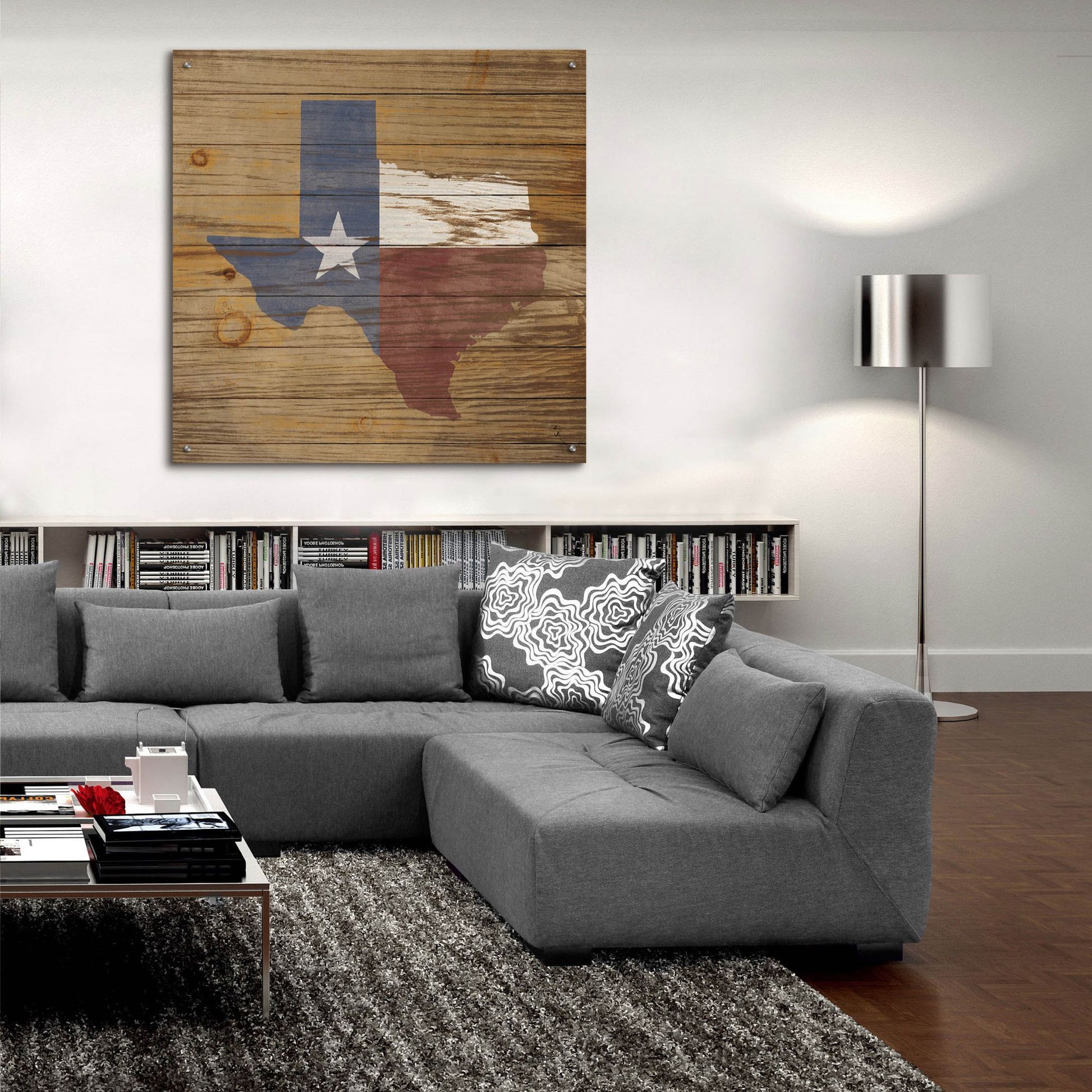 Epic Art 'Lone Star' by Sarah Adams, Acrylic Glass Wall Art,36x36