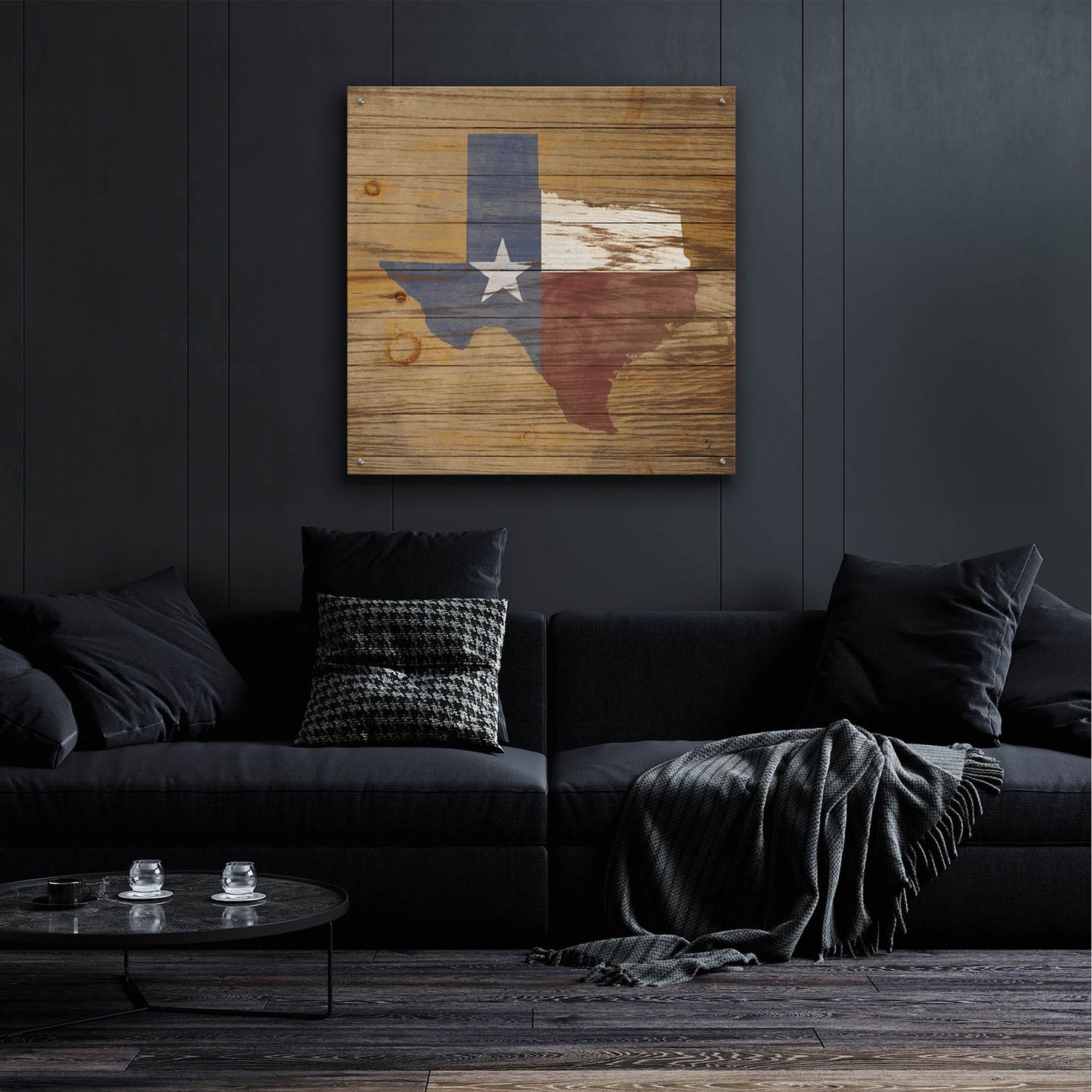 Epic Art 'Lone Star' by Sarah Adams, Acrylic Glass Wall Art,36x36