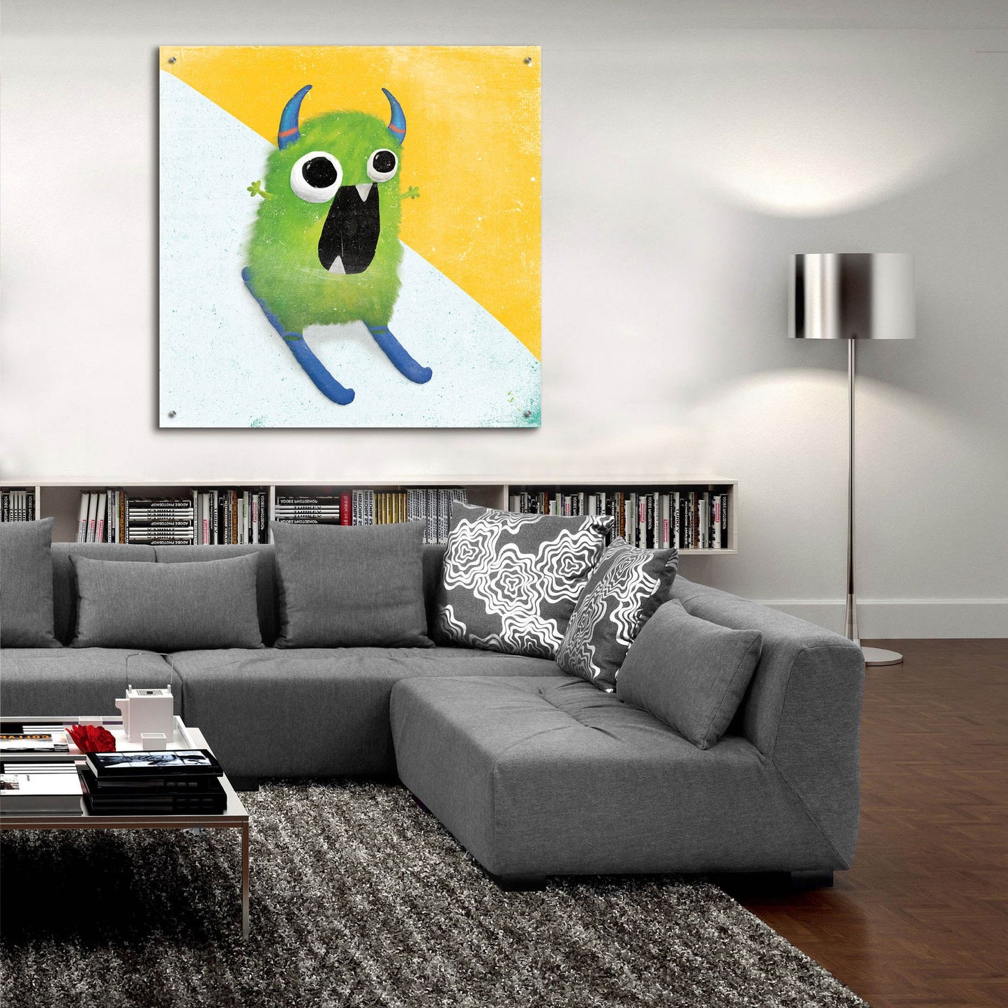 Epic Art 'Xtreme Monsters II' by Sarah Adams, Acrylic Glass Wall Art,36x36