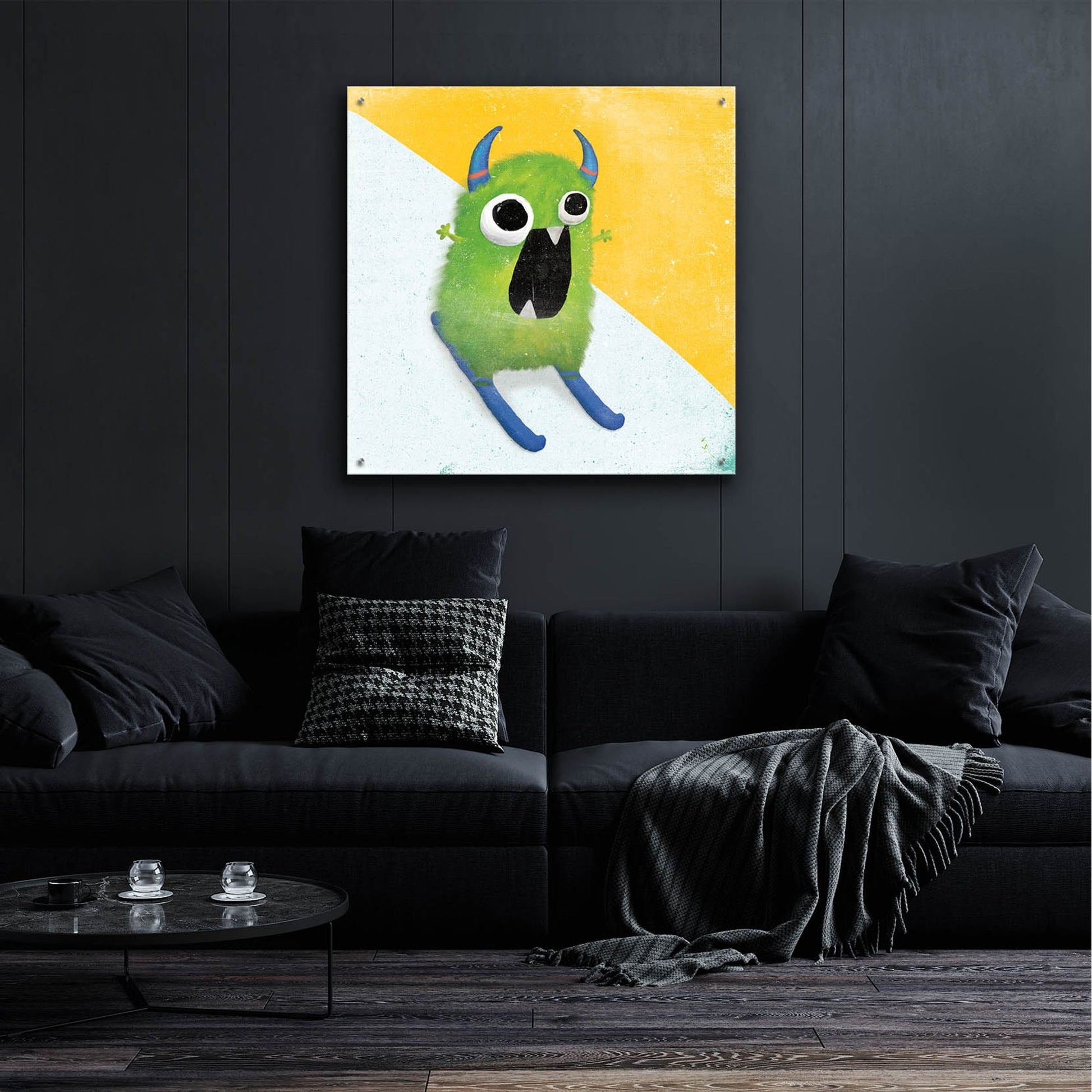 Epic Art 'Xtreme Monsters II' by Sarah Adams, Acrylic Glass Wall Art,36x36