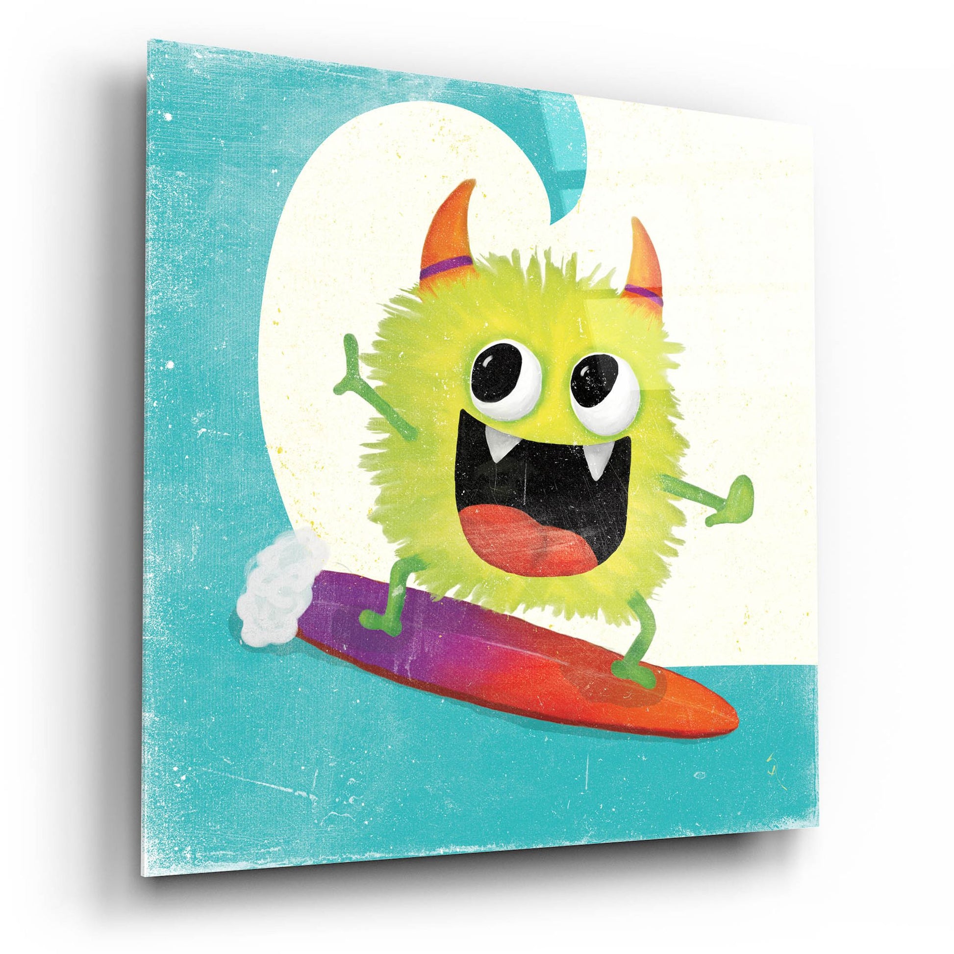 Epic Art 'Xtreme Monsters III' by Sarah Adams, Acrylic Glass Wall Art,12x12