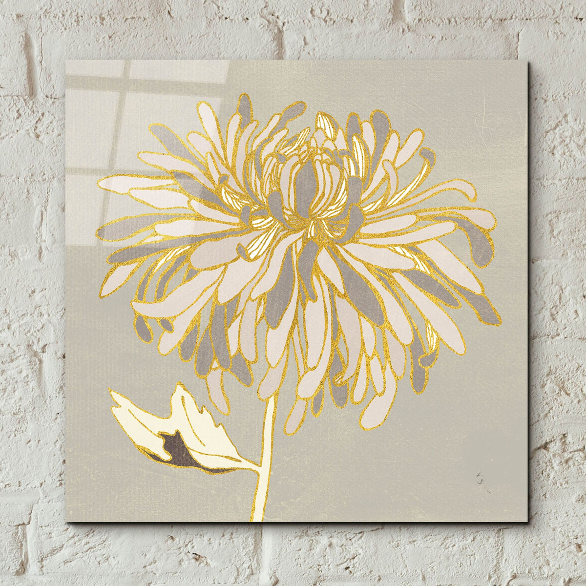 Epic Art 'Sarahs Garden Gatsby III' by Sarah Adams, Acrylic Glass Wall Art,12x12