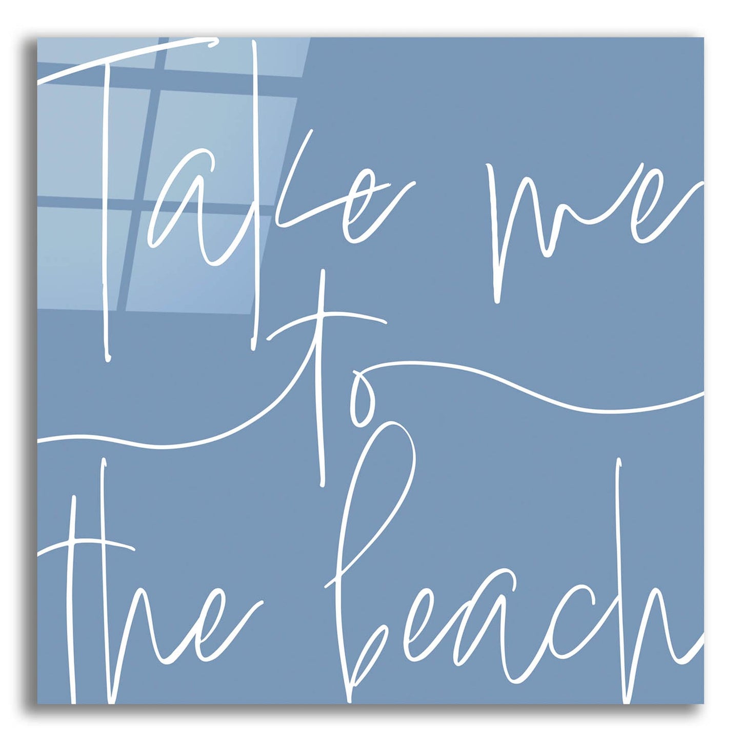 Epic Art 'By the Beach III Light' by Sarah Adams, Acrylic Glass Wall Art