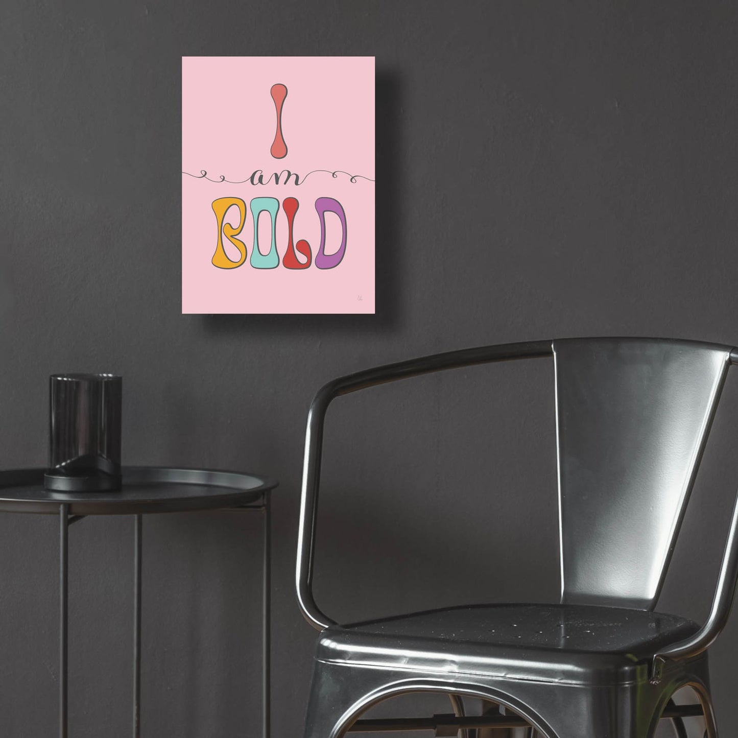 Epic Art 'I Am Bold' by Sarah Adams, Acrylic Glass Wall Art,12x16