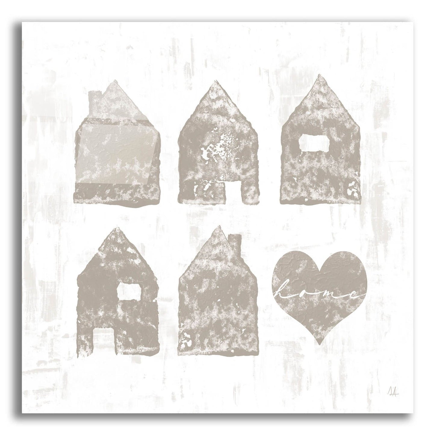 Epic Art 'Home Sweet Home III' by Sarah Adams, Acrylic Glass Wall Art