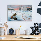 Old St. Paul's and the Hawk by Arie Reinhardt Taylor - 16x12 acrylic wall art in a room