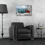 Monarch in Winter by Arie Reinhardt Taylor - 24x16 acrylic wall art in a room