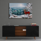 Monarch in Winter by Arie Reinhardt Taylor - 36x24 acrylic wall art in a room