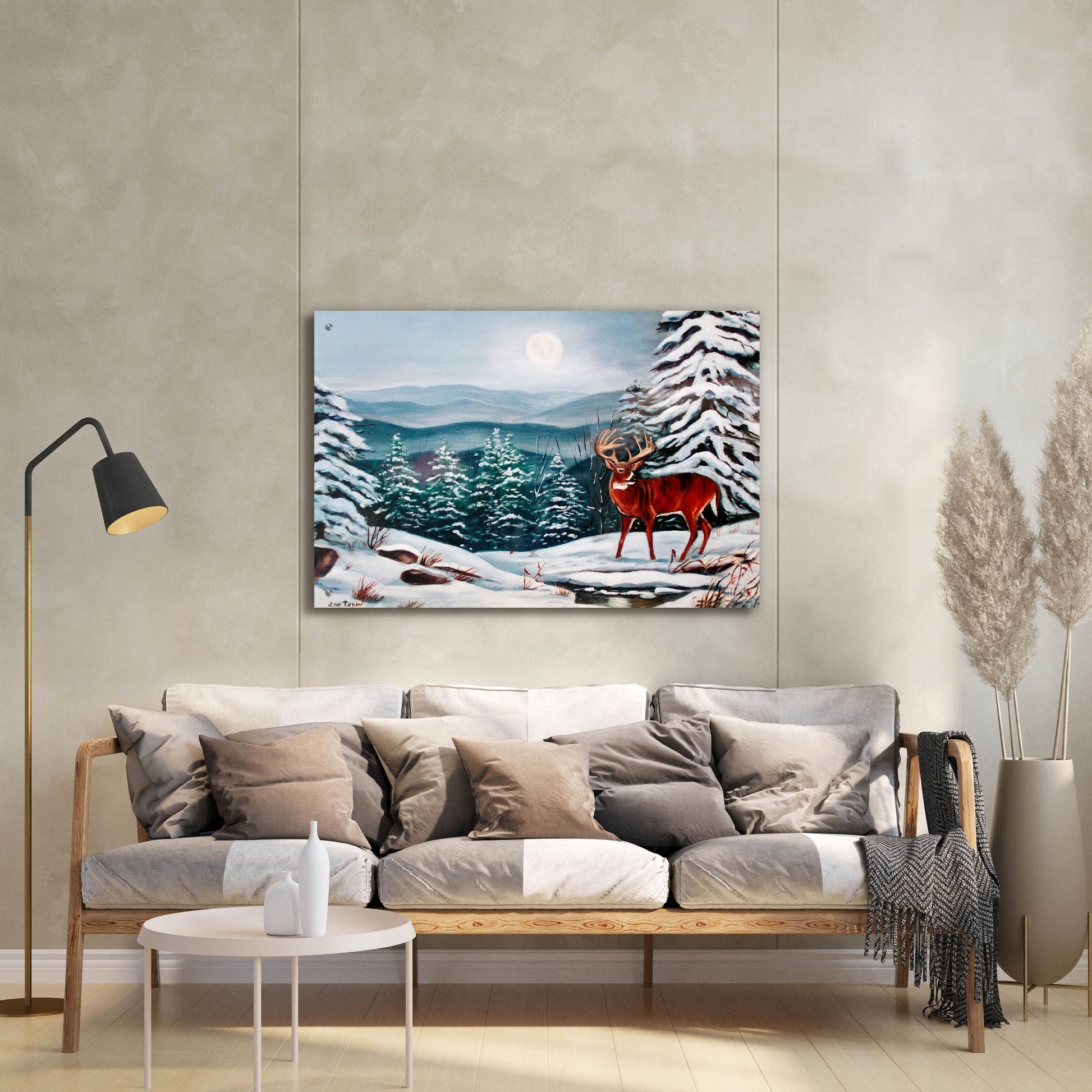 Epic Art 'Monarch in Winter' by Arie Reinhardt Taylor, Acrylic Glass Wall Art,36x24