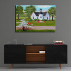 St. Paul's In The Spring by Arie Reinhardt Taylor - 36x24 acrylic wall art in a room