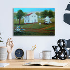 Old St. Paul's in the Spring by Arie Reinhardt Taylor - 16x12 acrylic wall art in a room