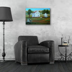 Old St. Paul's in the Spring by Arie Reinhardt Taylor - 24x16 acrylic wall art in a room