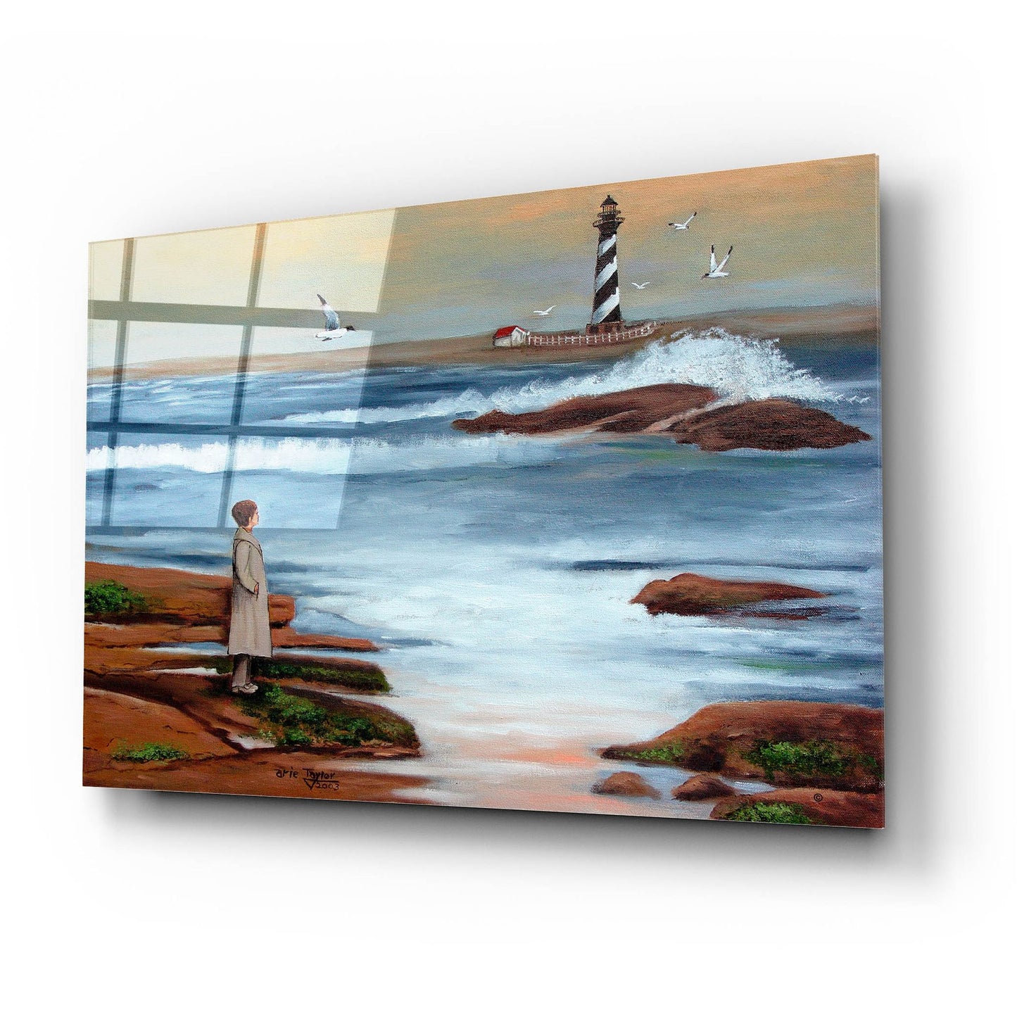 Epic Art 'The Guiding Light' by Arie Reinhardt Taylor, Acrylic Glass Wall Art,24x16