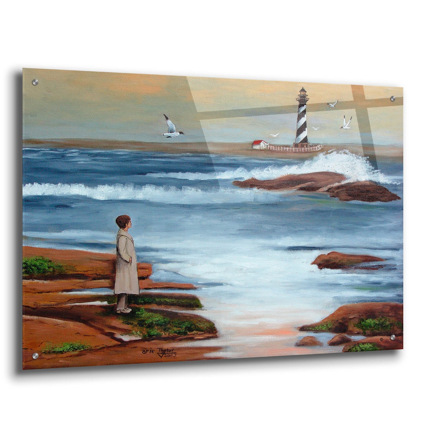 Epic Art 'The Guiding Light' by Arie Reinhardt Taylor, Acrylic Glass Wall Art,36x24