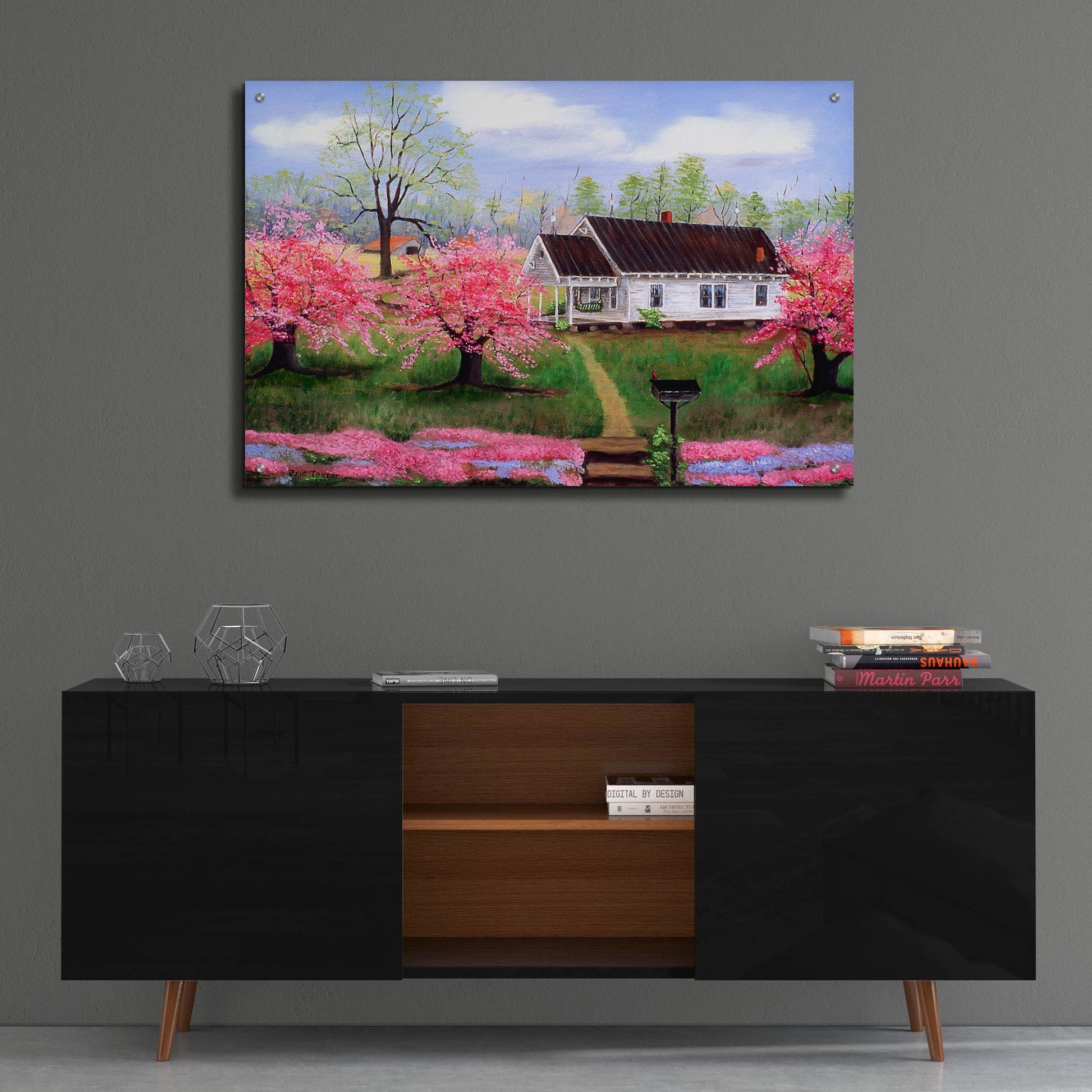 Epic Art 'Mom and Dad's in Spring' by Arie Reinhardt Taylor, Acrylic Glass Wall Art,36x24