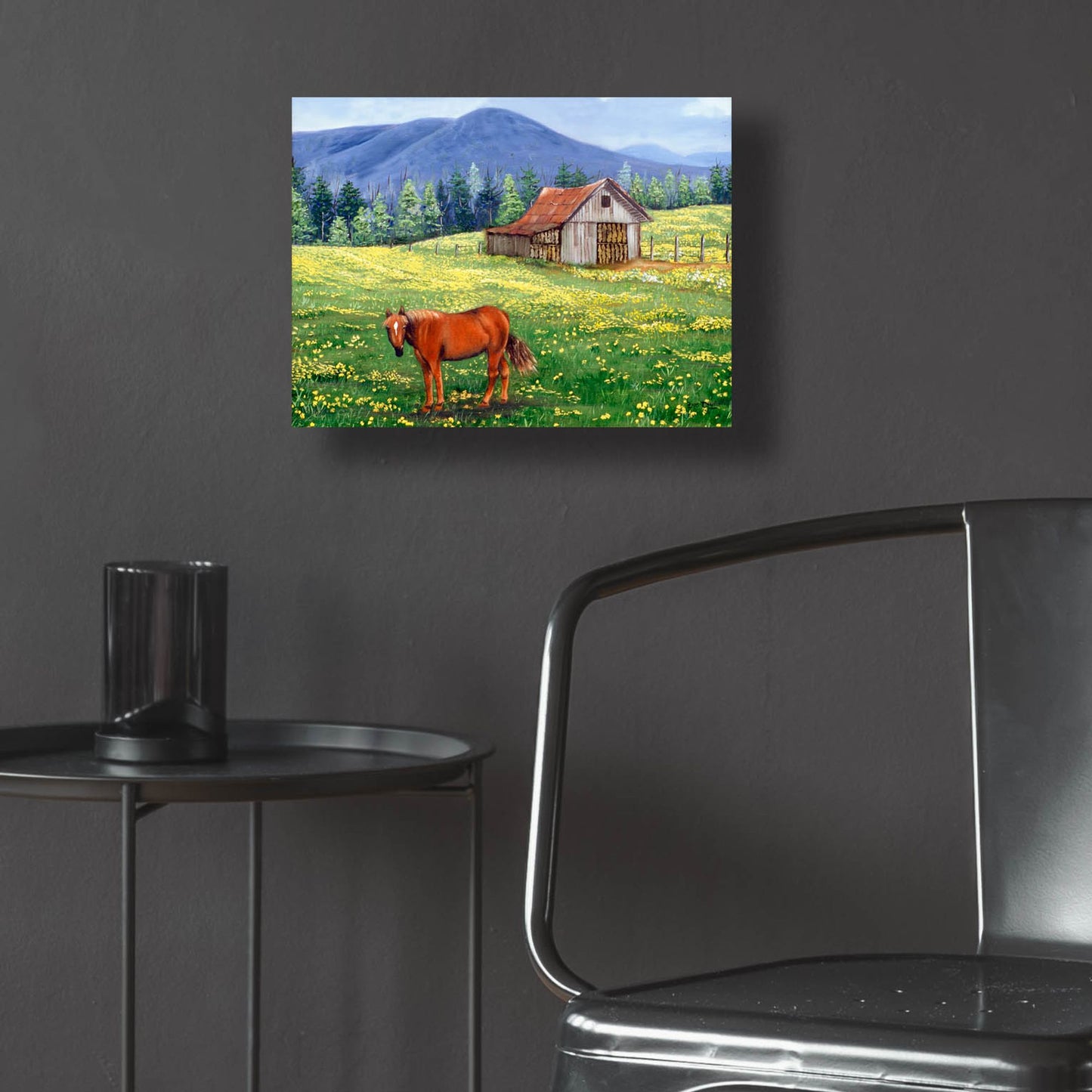 Epic Art 'The Tobacco Barn' by Arie Reinhardt Taylor, Acrylic Glass Wall Art,16x12