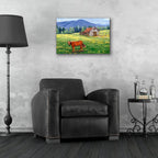 The Tobacco Barn by Arie Reinhardt Taylor - 24x16 acrylic wall art in a room