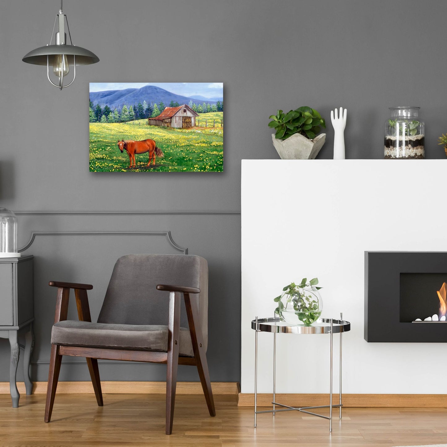 Epic Art 'The Tobacco Barn' by Arie Reinhardt Taylor, Acrylic Glass Wall Art,24x16