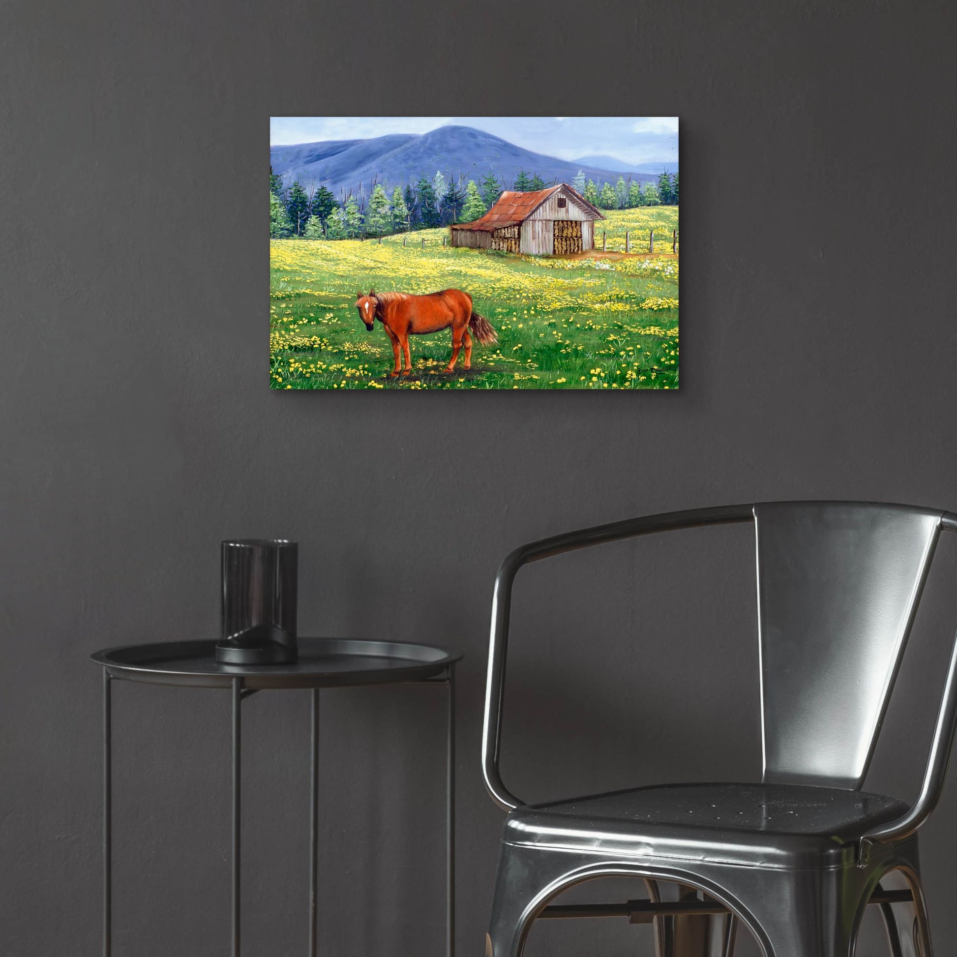 Epic Art 'The Tobacco Barn' by Arie Reinhardt Taylor, Acrylic Glass Wall Art,24x16