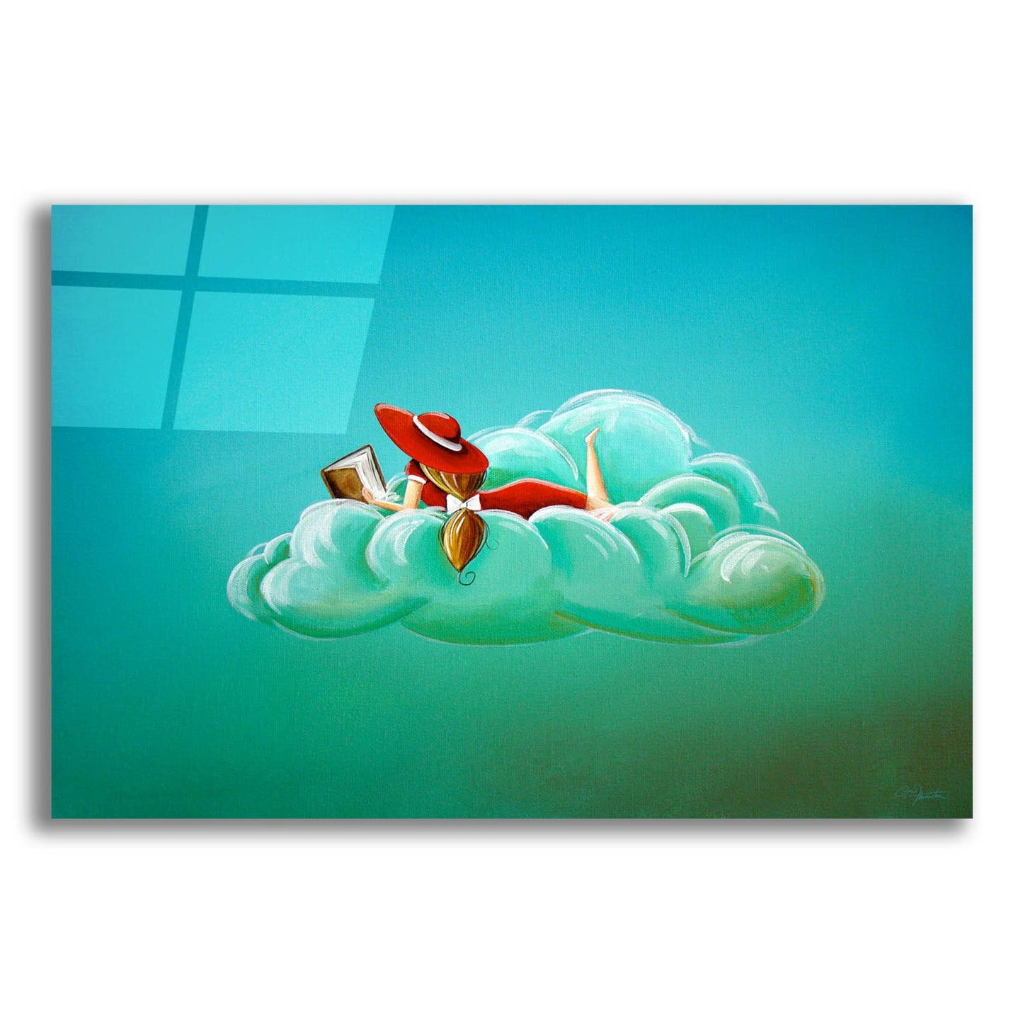 Epic Art 'Cloud 9' by Cindy Thornton, Acrylic Glass Wall Art