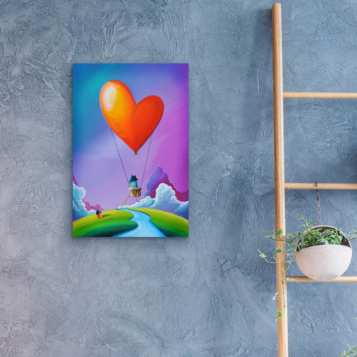 Epic Art 'Don't Let Love Slip Away' by Cindy Thornton, Acrylic Glass Wall Art,16x24