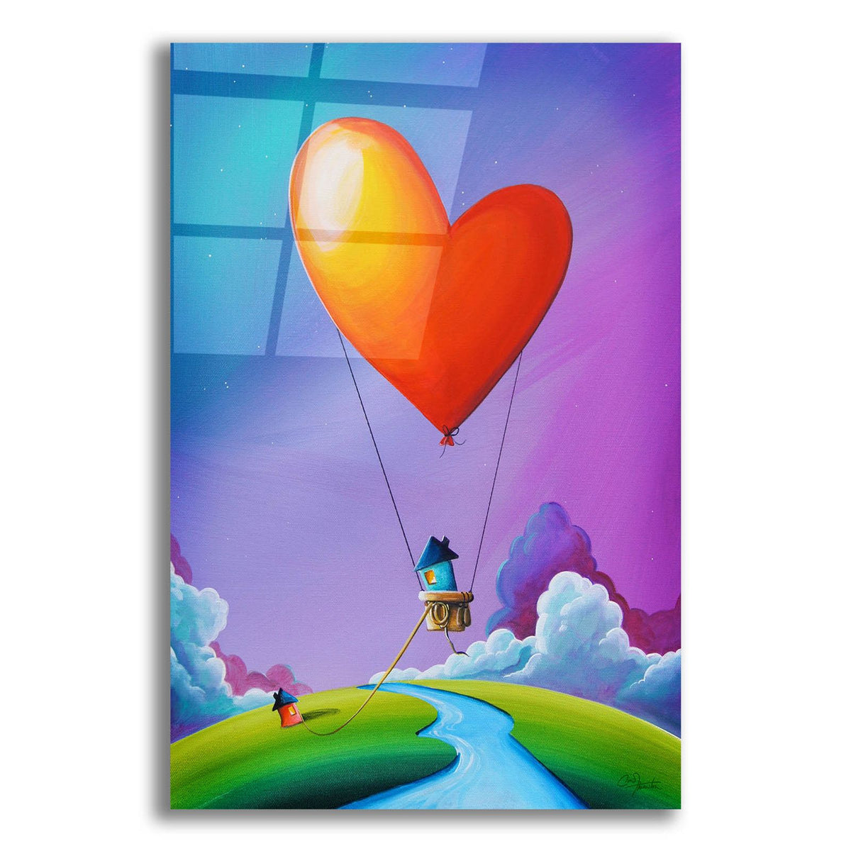 Don't Let Love Slip Away by Cindy Thornton acrylic glass wall art