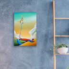 Follow Your Heart by Cindy Thornton - 16x24 acrylic wall art in a room