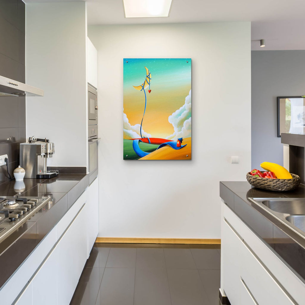 Follow Your Heart by Cindy Thornton - 24x36 acrylic wall art in a room