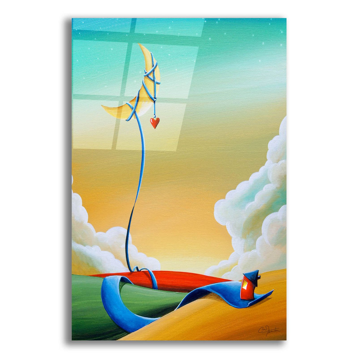Follow Your Heart by Cindy Thornton acrylic glass wall art