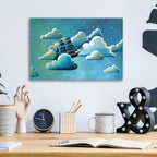 Astronautical Navigation by Cindy Thornton - 16x12 acrylic wall art in a room
