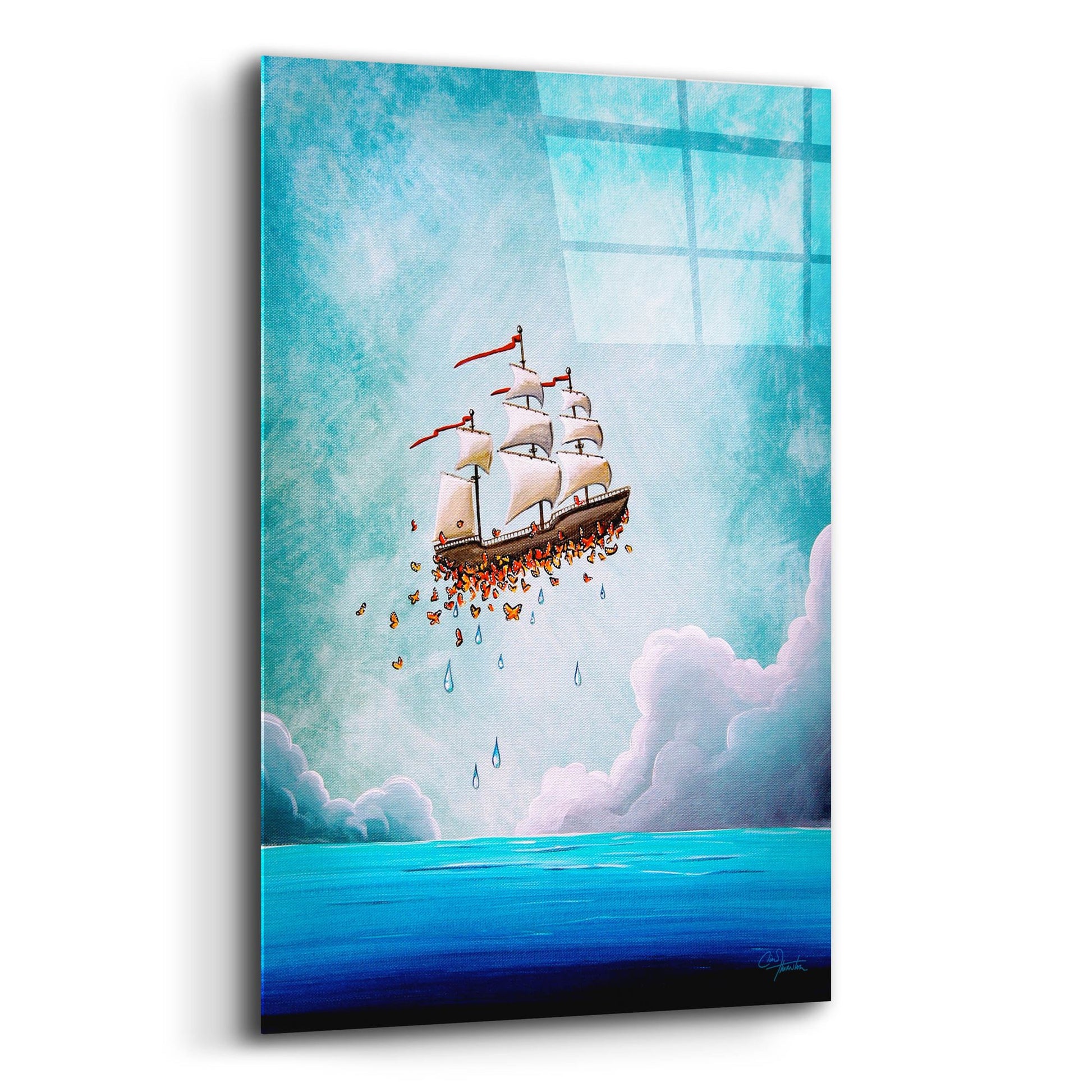 Epic Art 'Fantastic Voyage' by Cindy Thornton, Acrylic Glass Wall Art,12x16