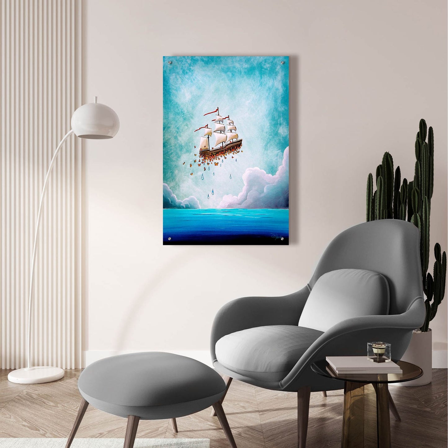 Epic Art 'Fantastic Voyage' by Cindy Thornton, Acrylic Glass Wall Art,24x36