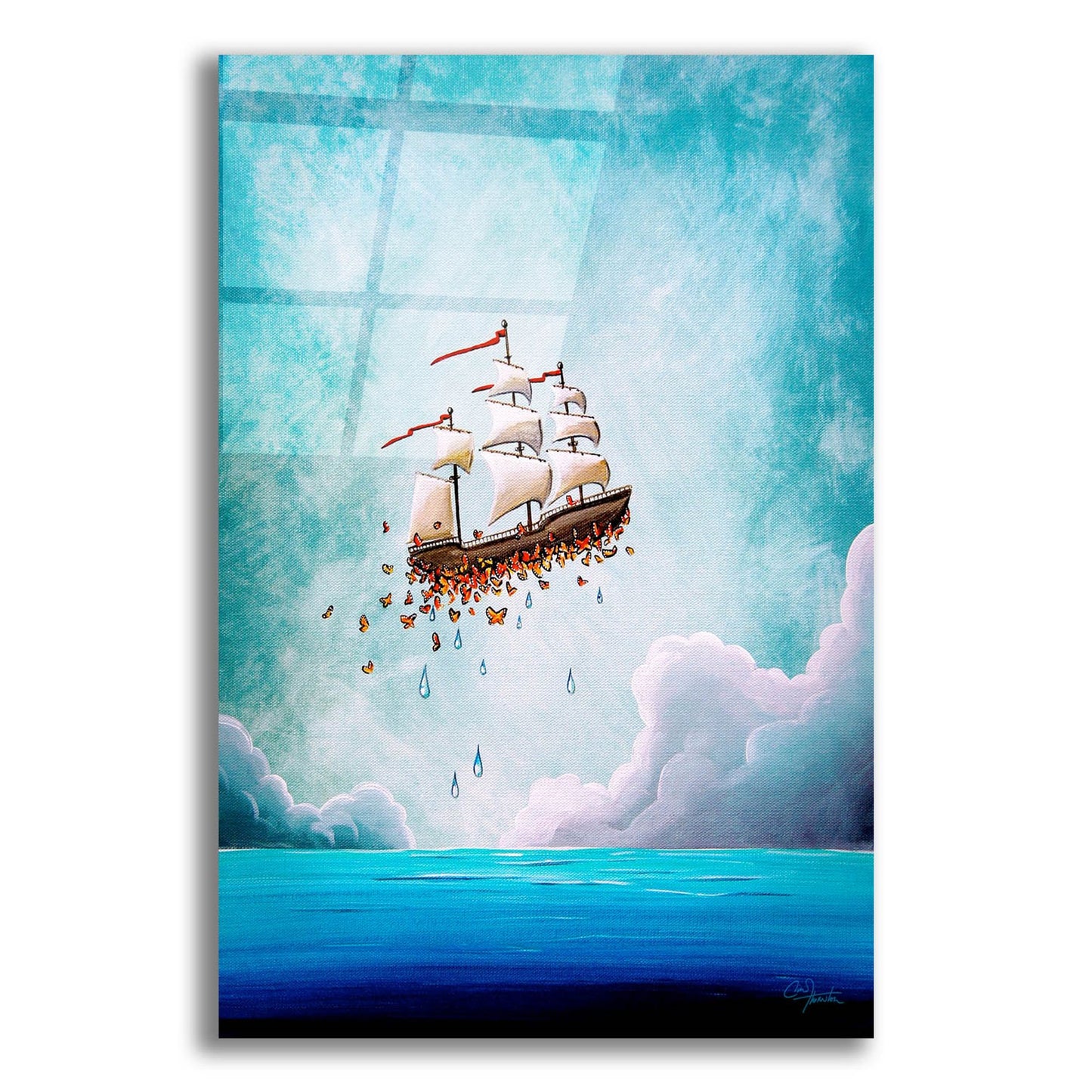 Epic Art 'Fantastic Voyage' by Cindy Thornton, Acrylic Glass Wall Art