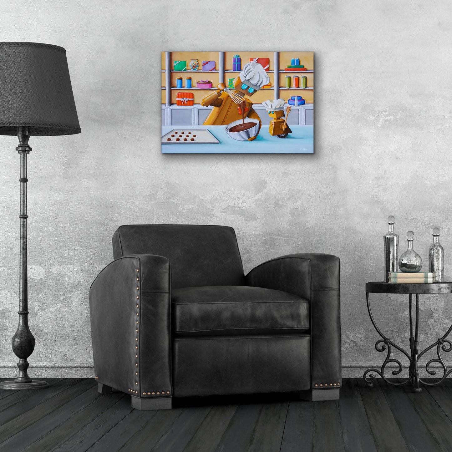 Epic Art 'The Chocolatiers' by Cindy Thornton, Acrylic Glass Wall Art,24x16